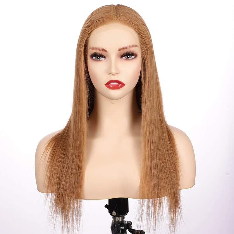 Dev wig - Stock and customized Mono with lace Wig With Vrigin Human For Women